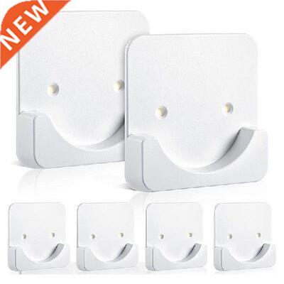6 Pieces Adhesive Shower Curtain Rod Holder Shower Rod