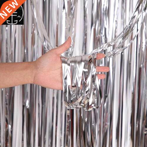 Party decoration rain silk curtain Photo background wall dec