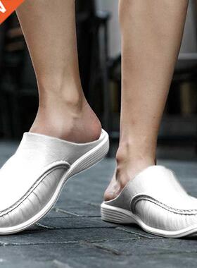 2021 Men Casual Shoes Men Sandals Male Driver Slippers Flats