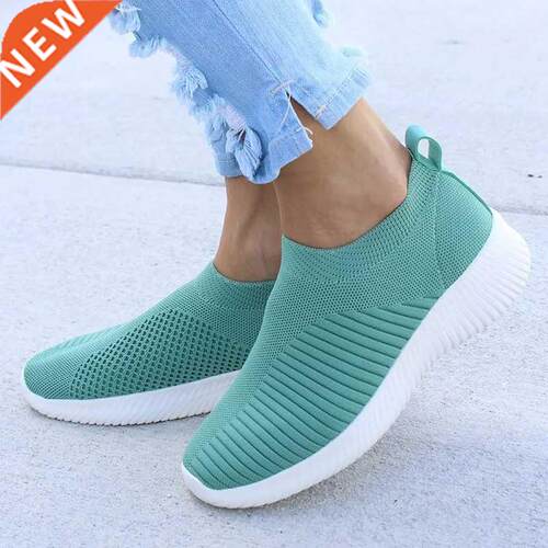 Women oes Knitting Sock Sneakers Women Spring Summer Slip