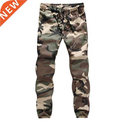 Newest Men Casual Jogger Pants Slim Fit Button Design Harem