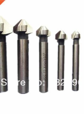 6pcs 90 Degree  flute HSS4241 Shank Chamfer Chamfering End