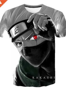 Boys Girls Summer T-Shirts 3-14 Years Children Cartoon Anime