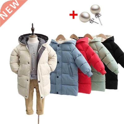 Children's Down Coat Winter Teenage Baby Boys Girls Cotton-p