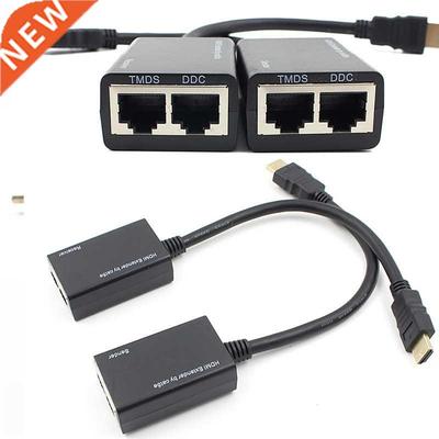 HDMI Over RJ45 CAT5e CAT6 UTP LAN Ethernet Balun Extender 10