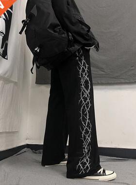 Wide Pants Japanese Men Harajuku Streetwear Casual Pants Man