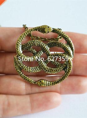 The Never Ending Story Style Auryn snake Pendant Necklace R