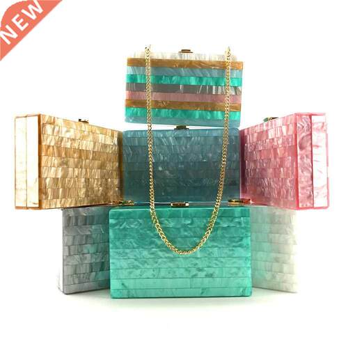 2018 Acrylic Clutch Bag Bolsa Feminina Luxury Handbags Women