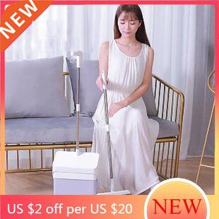 Wedding Kitchen Broom Foldable Plastic Long Handle Rotary