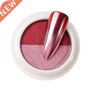 Femle Nil rt Two-tone Shinning Mirror Powder DIY