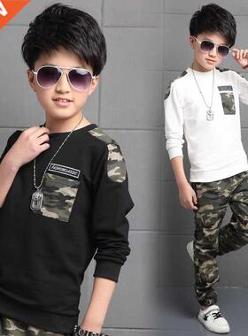 Children Clothing Sets For Boys Camouflage Sports Suits Spri