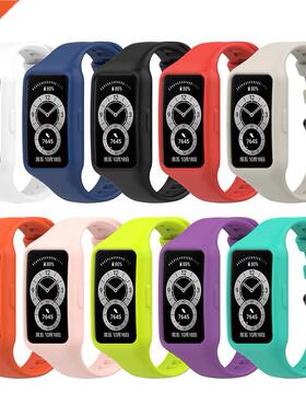 For Huawei Band 6 Pro Silicone Sport Straps Smart Watch Stra