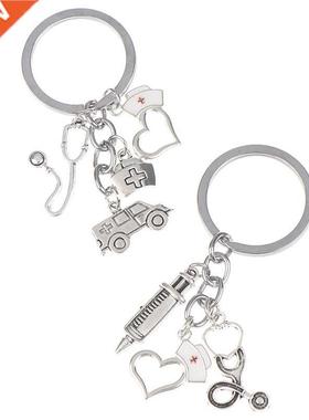 1PC New Nurse Keychain Physician Assistant Key Chains Medica