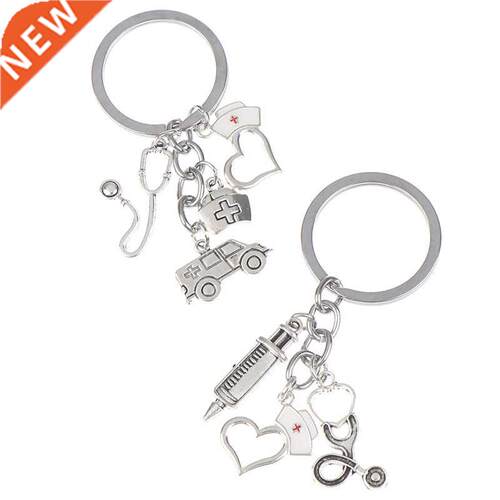 1PC New Nurse Keychain Physician Assistant Key Chains Medica