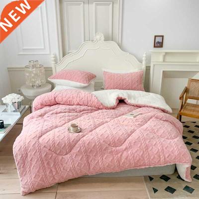 抗静电雪云绒冬被芯 Velvet Quilt Blanket Warm Comforter Duvet