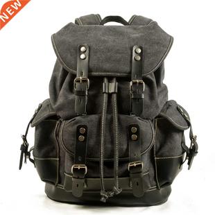 Men's outdoor oulder casual student bag large capacity tra