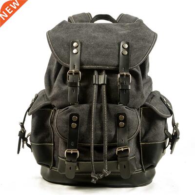 Men's outdoor oulder casual student bag large capacity tra