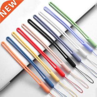 100pcs Short Silicone Cell Phone Lanyard Holder Phone Wrist