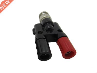 Drop Shipping Metal+Plastic BNC Female Plug To Two Dual Bana