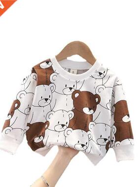 New Spring Autumn Baby Girl Clothes Children Cartoon T-irt
