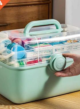 Large Capacity Fily Medicine Organizer ox Portale First