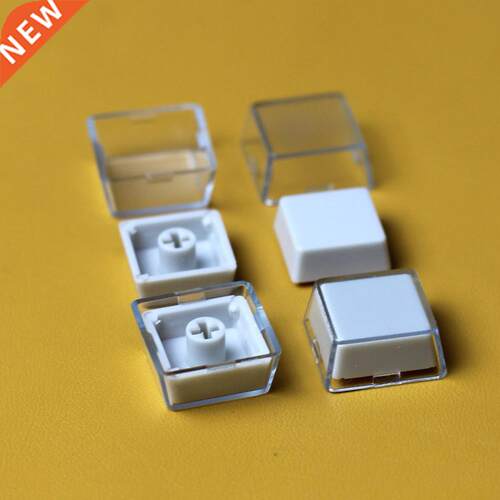 10/pcs Transparent Keycaps Double-layer Keycaps Removable Pa