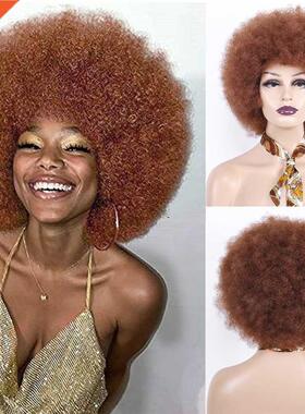 Afro Wig Women Short Fluffy Hair Wigs For Black Women Kinky