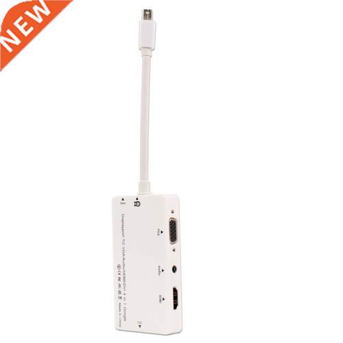 1080P Displayport To VGA/Audio/HDMI/DVI 4 In 1 Dongle Conver