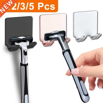 1/2/3/5 PCS Punch Free Shaving Razor Holder Men Razor Blade