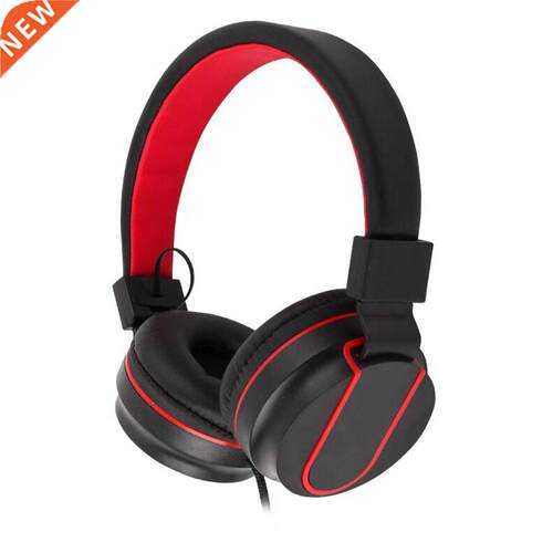 Easy Use Gft School Wred Headphone Unversal Stereo On Ear