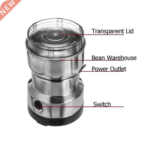 200W 220V Electric Coffee Grinder Grinding Milling Bean Nut
