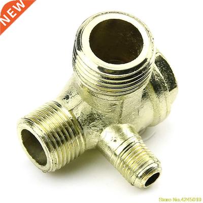 3 Port Brass Male Threaded Check Valve Connector Tool for Ai