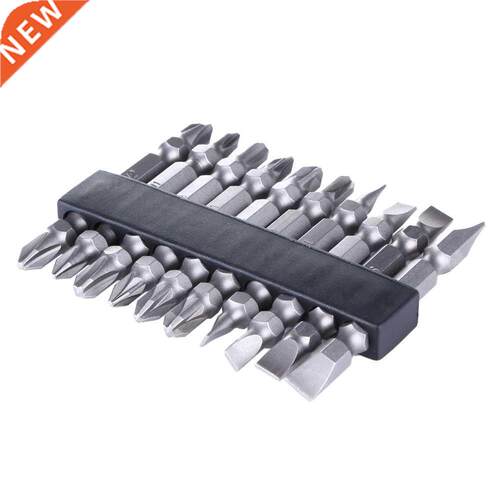 10 Pcs 1/4 inch Hex Shank Anti Slip Bit Set PH2 65mm Length