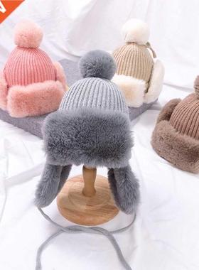 New Baby Boys Girls Hat Kids Children Ear Flap Muff Winter W