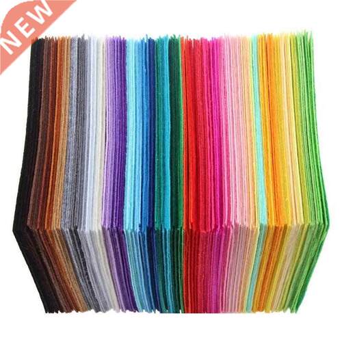 40pcs Multicolor  Craft Non-Woven Felt Fabric Polyester C