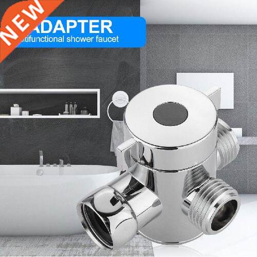 Multfuncton Shower Head Dverter Valve 3 Way Tee Connect