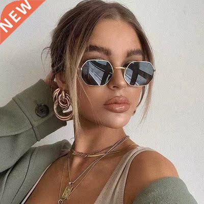 Fashion Small Frame Square Sunglasses Woman Brand Designer M