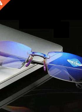 Ultralight Rimless Reading Glasses Anti Blue Light Radiation