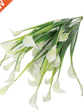 1 Bouquet 5 Branches mini artificial calla with leaf