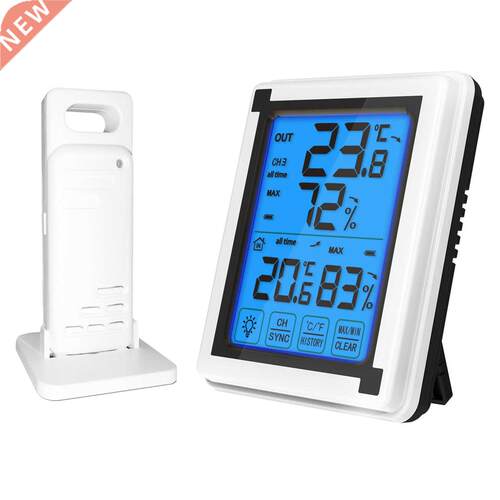 Wireless Indoor Outdoor Digital Hygrometer Thermometer