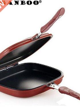 1PC Double-sided grill frying pan square shape non-stick