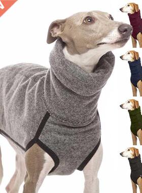 High Collar Pet Clothes for Medium Large Dogs Winter Warm Bi