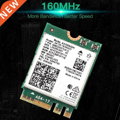 Dual band 802.11ax WIfi 6 For Intel AX200 NGFF M.2 KEY E Wi