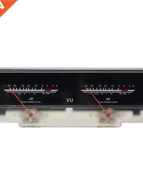Double pointer VU Meter Stereo Amplifier Board DB Sound Leve