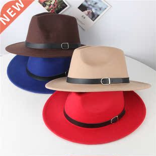 children's Fedora Hat Imitation Woolen Winter Felt Hats