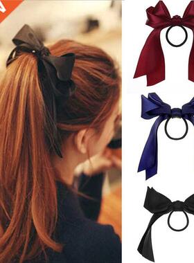 Fashion Korean Bow-Knot Hair Ties Scrunchies Women Girls Ela