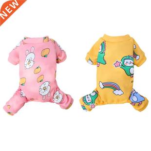 Winter Warm Pet Dog Jumpsuit Clothes Pet Dog Pajamas For