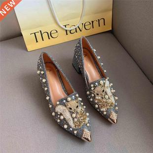 Pumps Women Shoes High Heels Lofers Slip on Luxury Mules El