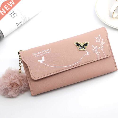 Long Women's Wallet Female Purses Tassel Card Holder Wallets