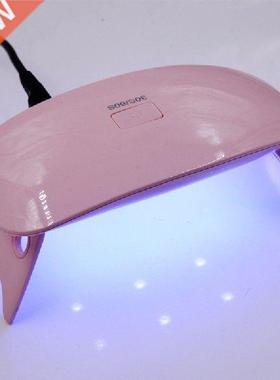 1pcs 2 Color Portable 6W Nail Dryer Machine 6 LED UV Lamp